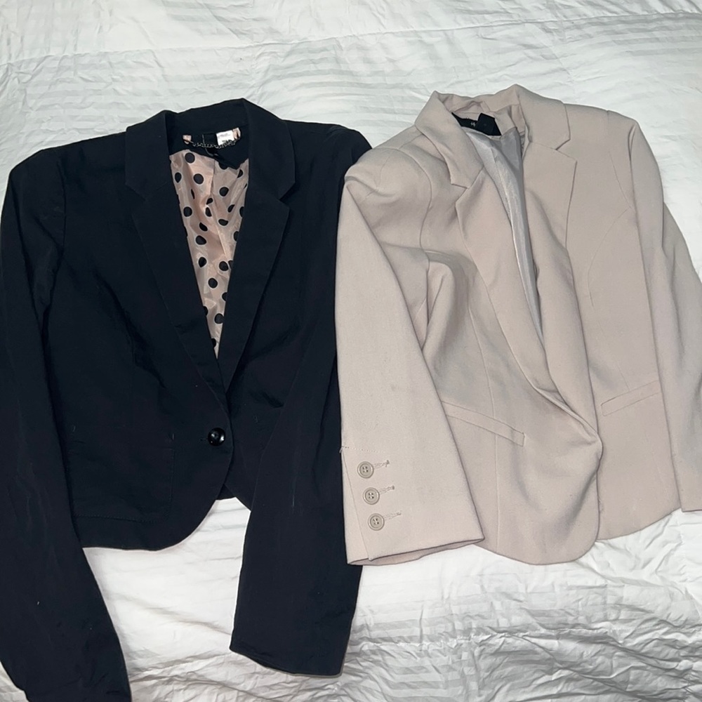 2 x h&m blazers